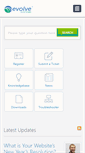 Mobile Screenshot of evolvehelpdesk.com